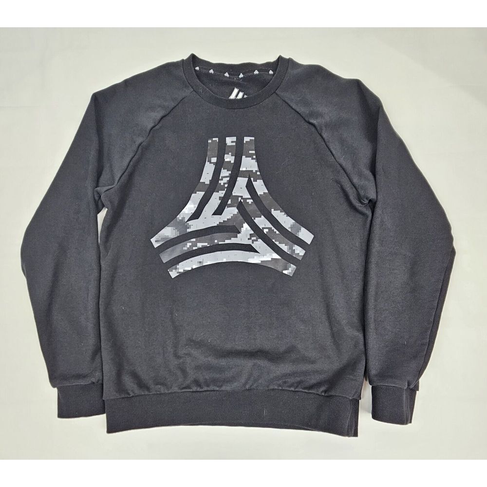 Adidas Soccer Sweatshirt Mens Large. Black TANGO‎ Crewneck.